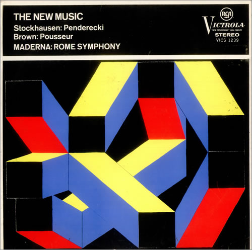 Karlheinz Stockhausen The New Music UK vinyl LP album (LP record
